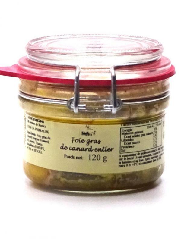 Bcl foie gr canard entier 120g afg foie gras